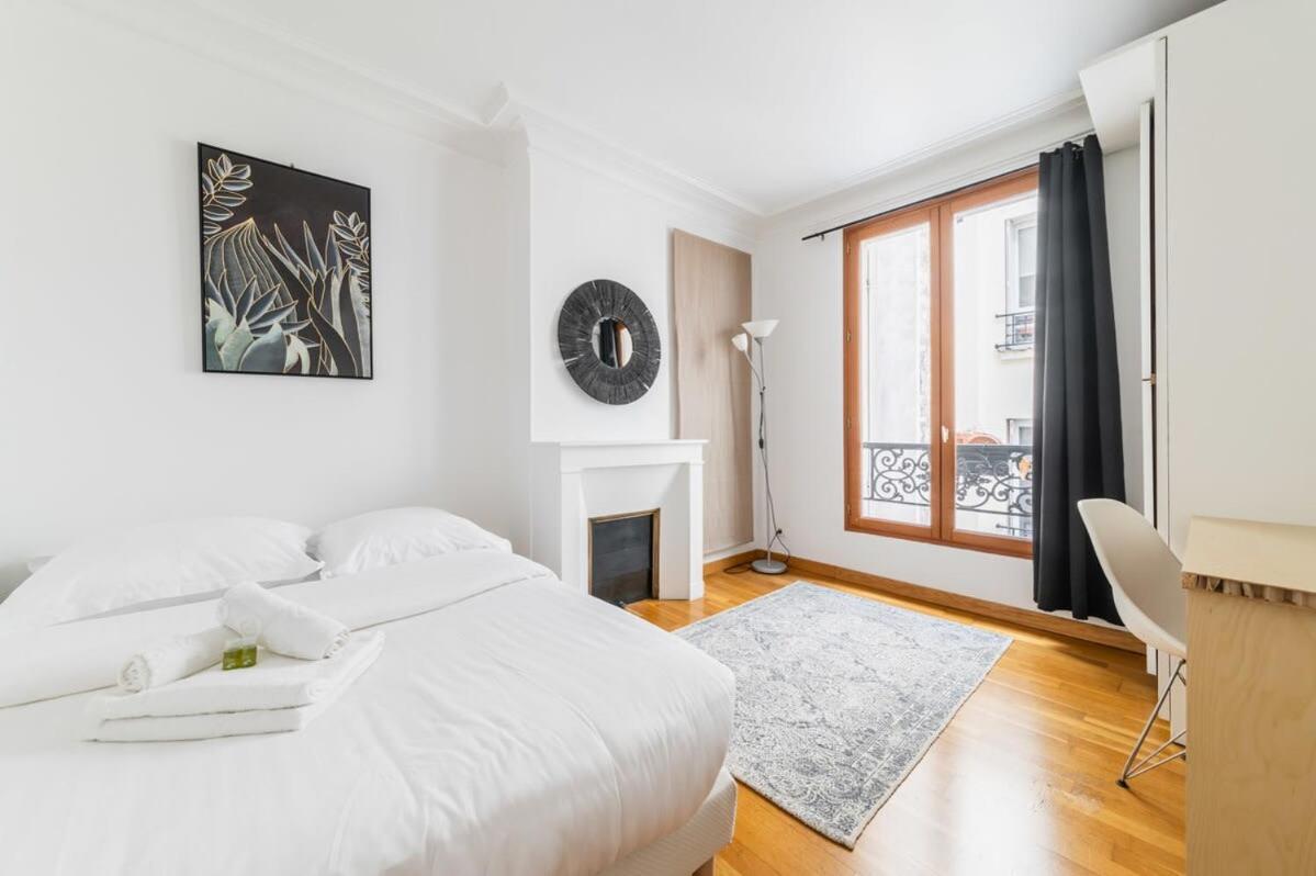 85M2 De Confort Paris 17 - Charme Parisien 6P - Flat-Guest Bagian luar foto