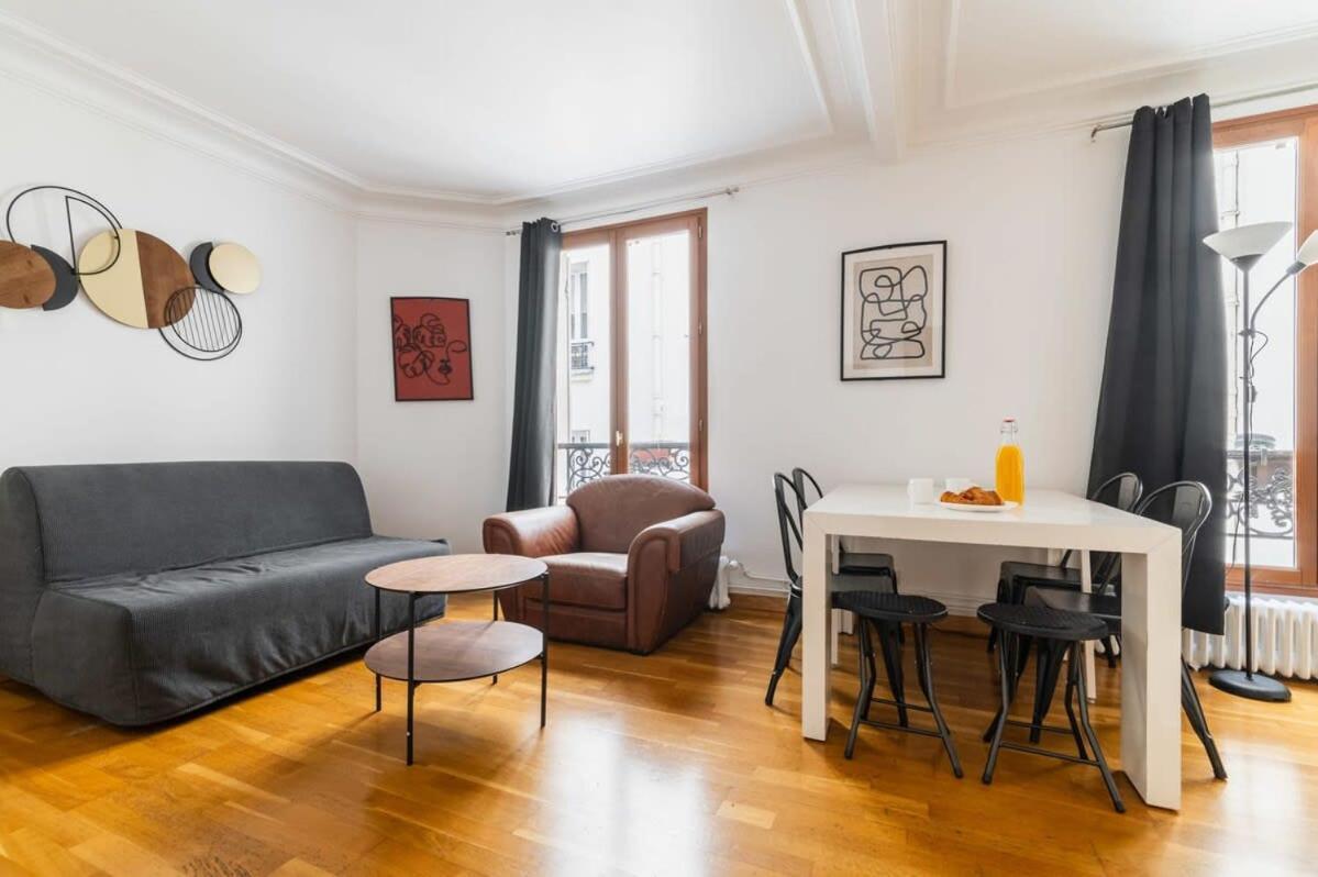 85M2 De Confort Paris 17 - Charme Parisien 6P - Flat-Guest Bagian luar foto